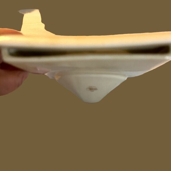 Vintage Porcelain Oval Picture Frame Gold Butterfly Cottage Treasure Masters - Picture 5 of 13